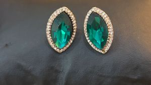 Emerald Green Studs