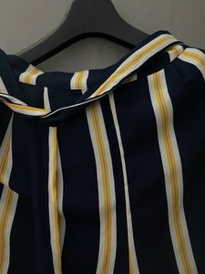 Honey by Pantaloons Navy Stripes Tie Up Shorts