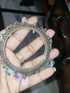 Boho Beaded Bangle Bracelet
