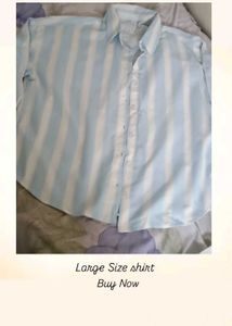 Striped Button-Up Shirt