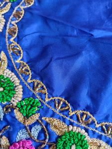 Maggam work Unstitched Blouse Piece