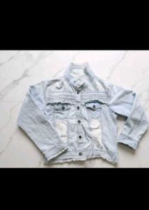y2k Denim Jacket &amp; Shorts Set