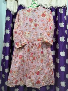 Pink Floral Printed coord set
