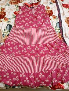 Pink Tiered Dress with tags