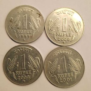 Rare One Rupee Slovakia Mint Coins