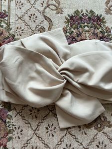 Elegant Bow Detail Strapless Top
