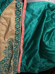 Sleeveless anarkali gown