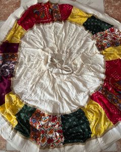 6 meter Navratri Patchwork chaniya