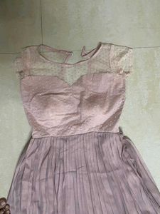 Elegant Pleated Maxi Dress