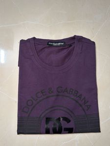 Dolce &amp; Gabbana Purple XL size T-Shirt