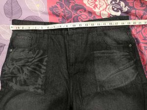 Shein Wide Leg Denim Pants