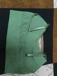 Comfortable Green Sports Bra