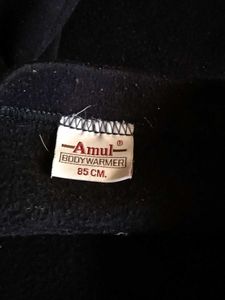 Amul Classic Black Turtleneck Bodywarmer