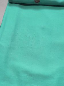 Beautiful Sea Green Embroidered Saree