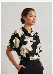 Floral Print Top korean style