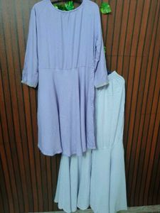 Lavender Kurta and Palazzo Set