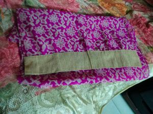 Elegant Navy Blue Kurta with Gold Print