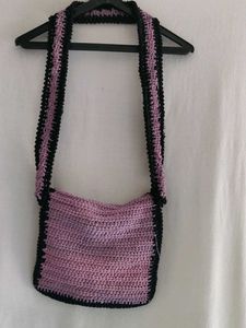 Handmade Crochet Crossbody Bag
