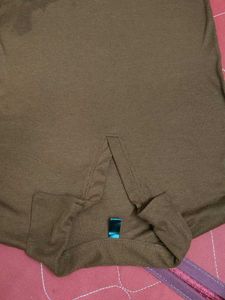 Comfortable Brown Crop Top