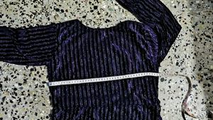 Price Drop ☔ Purple Striped Gown