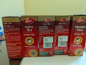 Dabur Erand Tail (Castor Oil) x pack of five