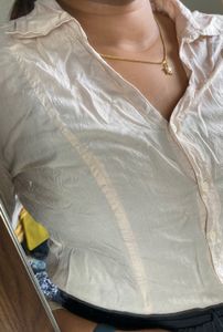 Cream Formal shirt