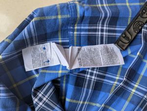 JACK&amp;JONES Blue Checkered Casual Shirt
