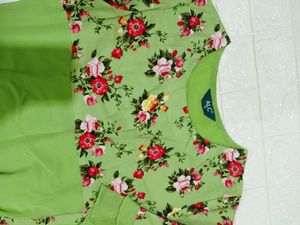 ALC floral Printed Women Umbrella kurti XL