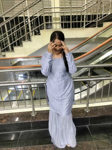Its A Sharara With Kurti.