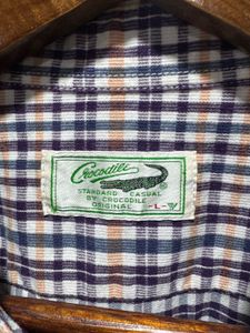 Crocodile Orignal Standard Casual Check Shirt