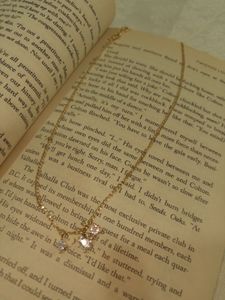 Three Pendants necklace(star,heart,round)