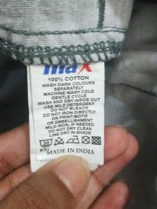 Max Denim Three-Fourth Jeans For Boys 5 To 6 Years