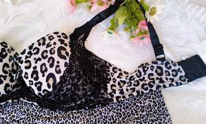 Leopard Print Lingerie Set