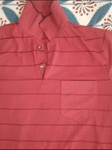 Men's Striped Polo T-Shirt