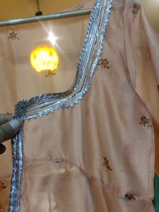 Ethnic Jacket With Laces Work