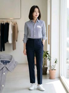 ​Ralph Lauren Blue Label Women’s Striped Fitted Sh