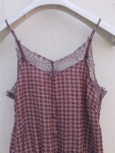 Chic Houndstooth Cami Top