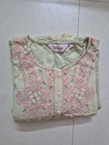 Embroidered Sitaya Kurta