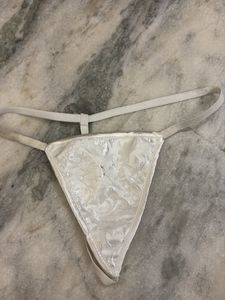 White &amp; Black Thong Set