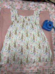 Bunny A line Lolita top