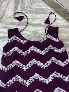 Elegant Purple Embroidered Kurta Set