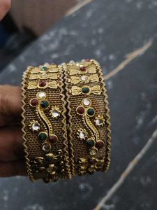 Elegant Multicolor Traditional Bangles Set