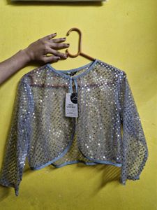 Sequins Netted Jacket