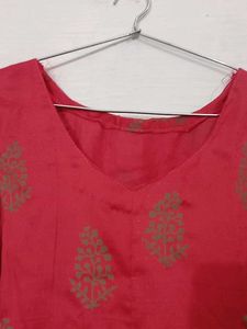 Vibrant Red Kurti