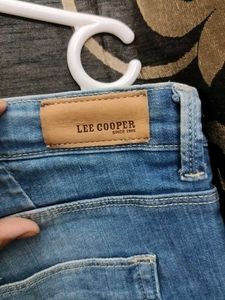 Light Blue Distressed Denim Jeans
