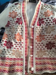 Floral Knit Cardigan