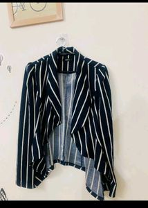 Striped Shein Blazer