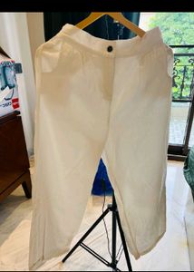 White Wide Leg Pant