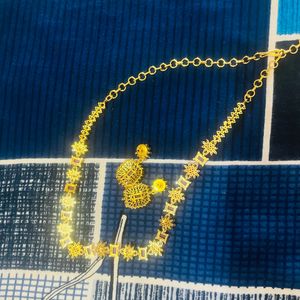 Cz necklace set