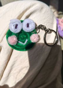 Cute Fuzzy Wire Keychain